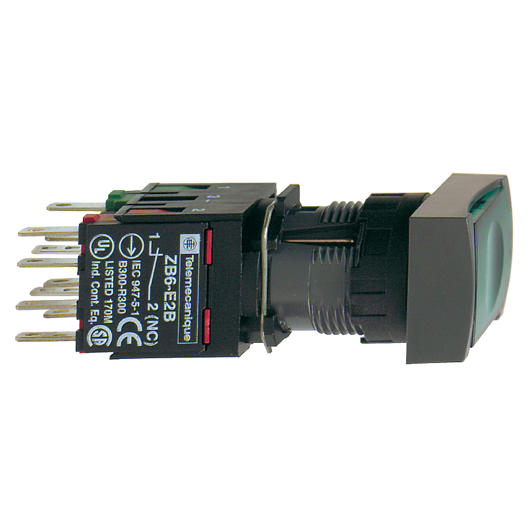 Schneider Electric XB6DF3B1B Green Illuminated Pushbut To N Diam 16 F