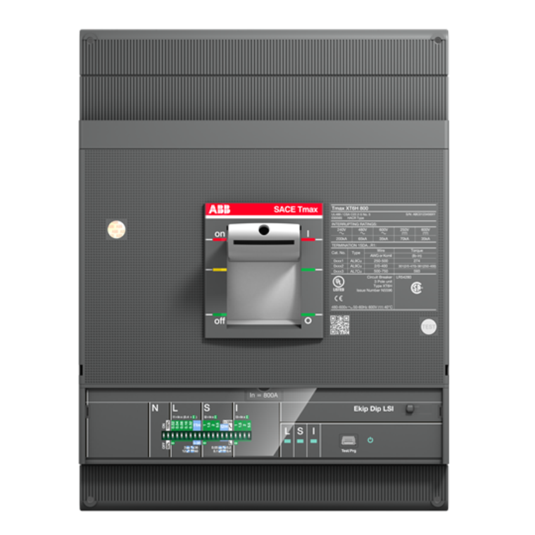 ABB XT6HU3800GFF000XXX Xt6H 800 E.Dip Lsig 800 3P Ul