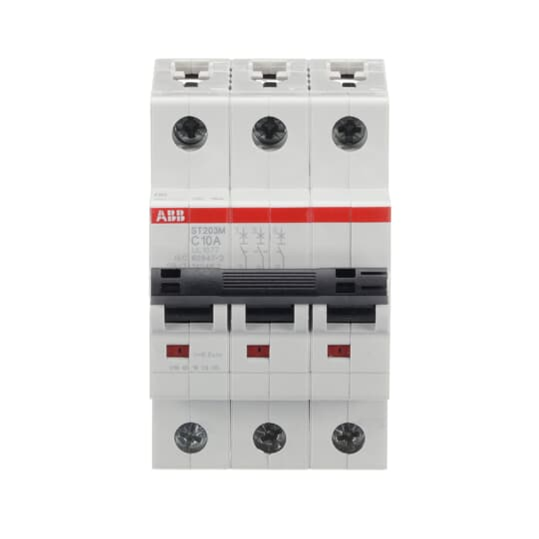 ABB ST203M-C10 Mcb St200M 3P C 10A Ul1077