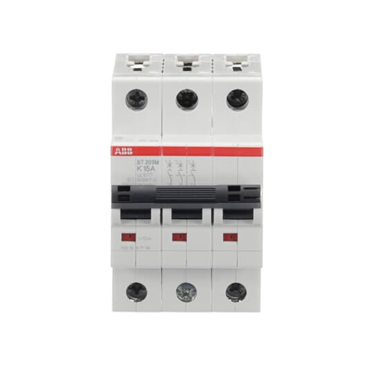 ABB ST203M-K15 Mcb St200M 3P K 15A Ul1077