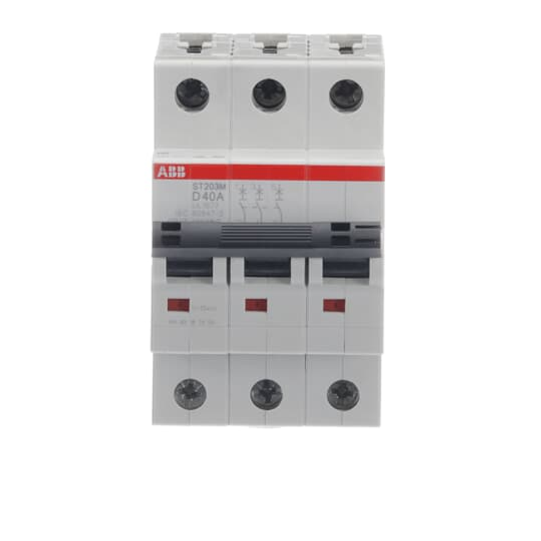 ABB ST203M-D40 Mcb St200M 3P D 40A Ul1077