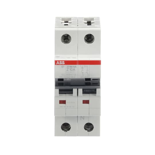 ABB ST201M-Z10NA Mcb St200M 1P+Na Z 10A Ul1077