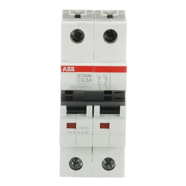 ABB ST202M-C0.5 Mcb St200M 2P C 0.5A Ul1077
