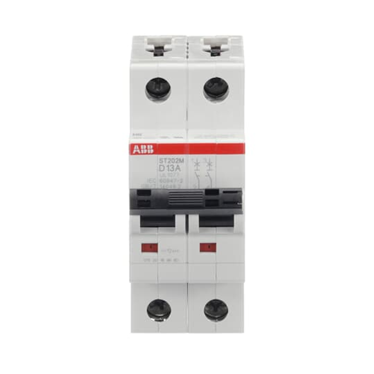 ABB ST202M-D13 Mcb St200M 2P D 13A Ul1077