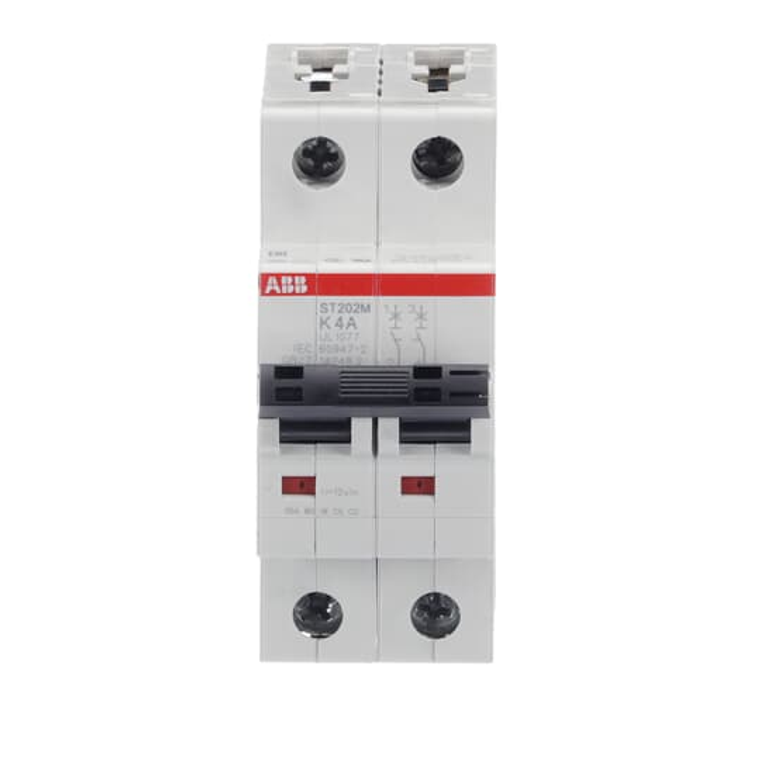 ABB ST202M-K4 Mcb St200M 2P K 4A Ul1077