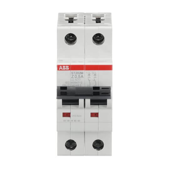 ABB ST202M-Z0.5 Mcb St200M 2P Z 0.5A Ul1077