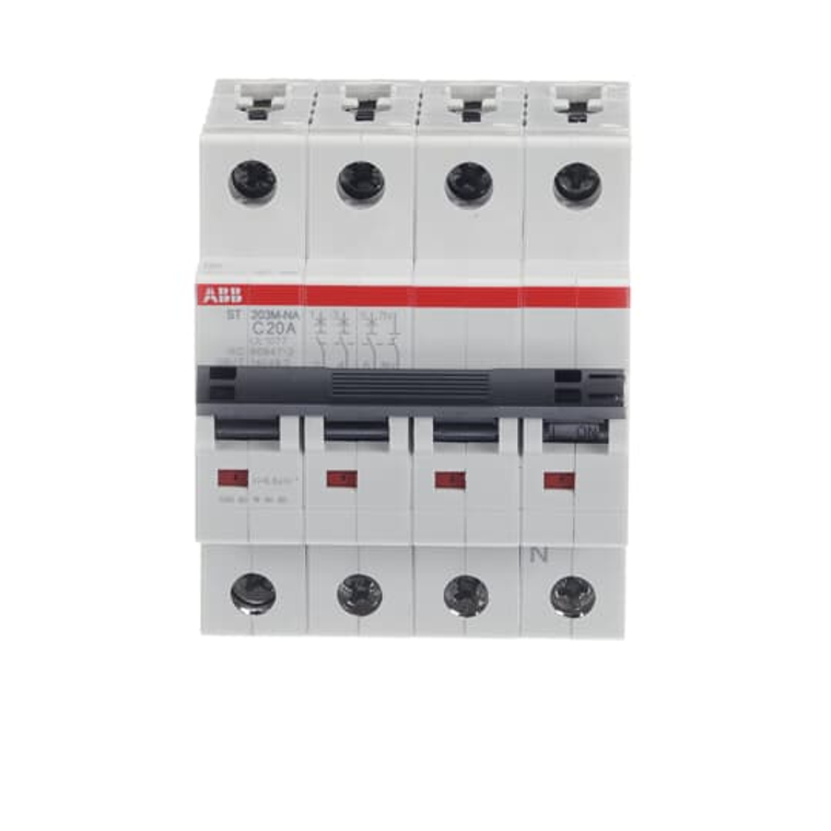 ABB ST203M-C20NA Mcb St200M 3P+Na C 20A Ul1077