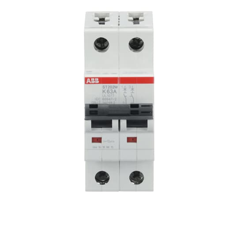 ABB ST202M-K63 Mcb St200M 2P K 63A Ul1077