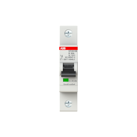 ABB ST201M-B30 Mcb St200M 1P B 30A Ul1077