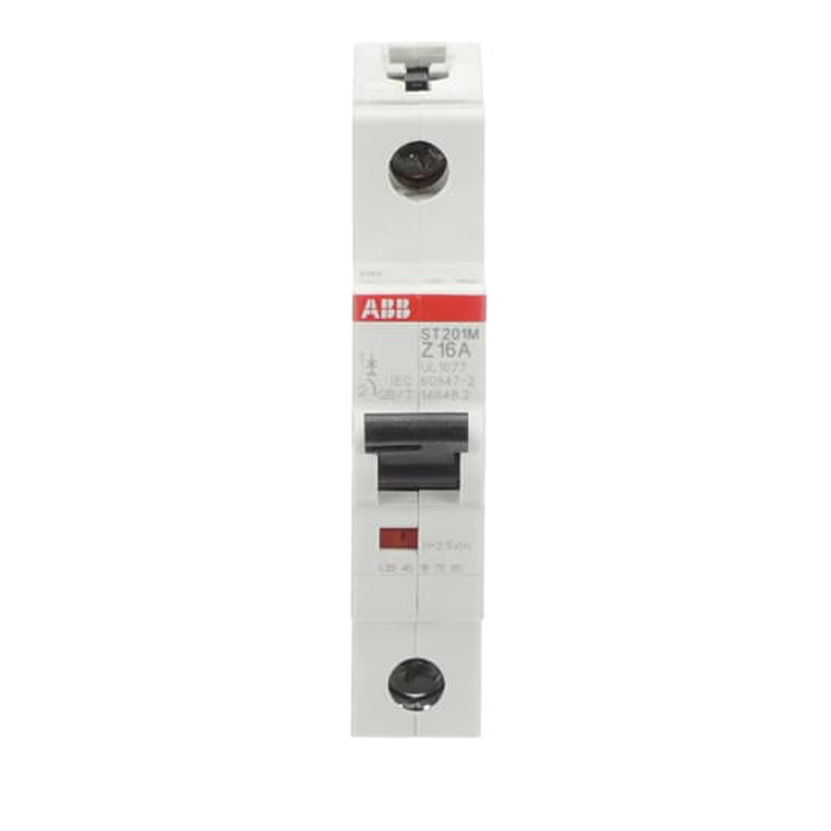 ABB ST201M-Z16 Mcb St200M 1P Z 16A Ul1077 ABB ST201M-Z16 Mcb St200M 1P Z 16A Ul1077