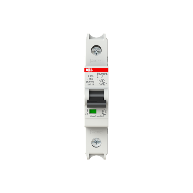 ABB SU201ML-C1 Mcb Su200Ml 1P C 1A Ul 489