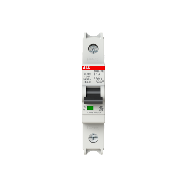 ABB SU201ML-Z1 Mcb Su200Ml 1P Z 1A Ul 489