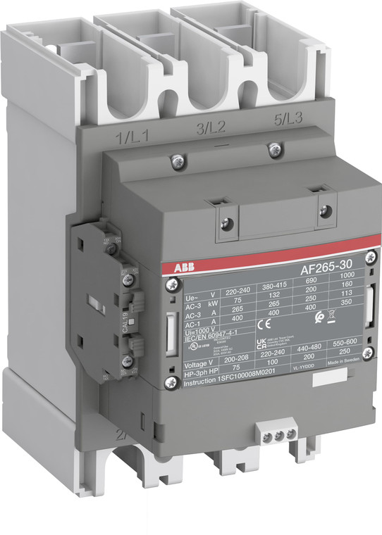 ABB AF265-30-11-32 3P,  350A,  48-130V 50/60Hz Dc, 1/1