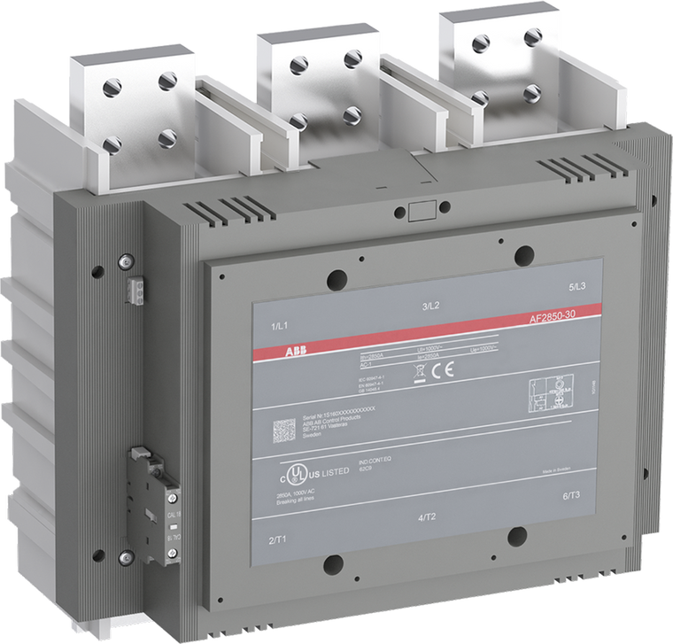 ABB AF2850-30-11-70 Ctr, 3P, Ac1-2850A, 100-250Vac/Dc, 1/1