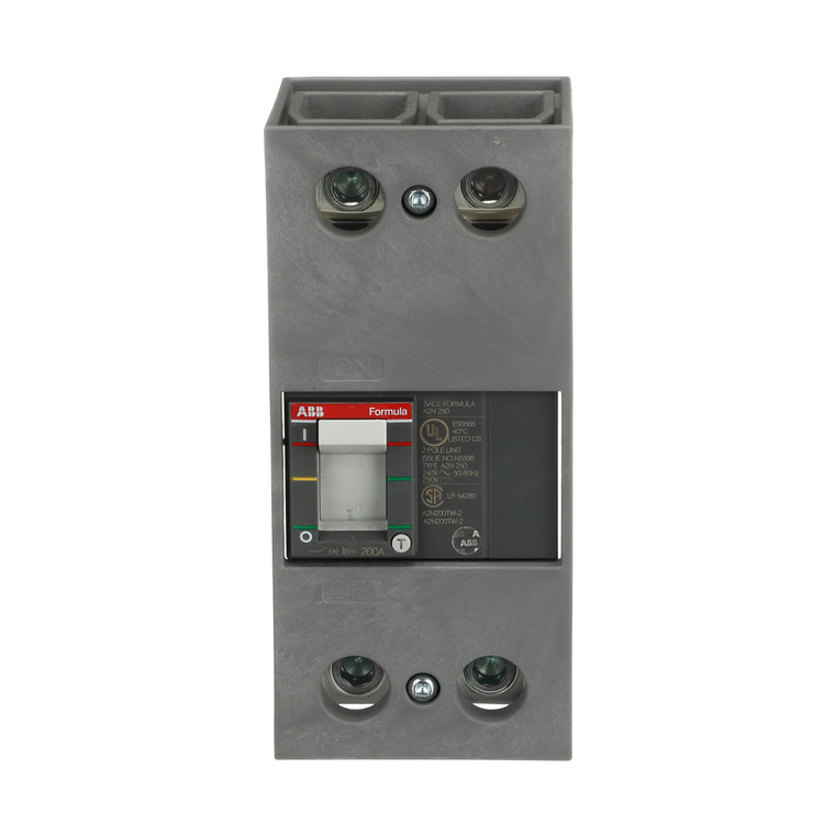 ABB A2A200TL-2 Molded Circuit Breaker, 2-Pole, 200A, 10kA Breaking Capacity  Ideal for Industrial Applications