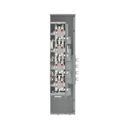 ABB RMS212412LRGR Mtr Stack 4-125A 3Ph-1Ph Ring Skt 10-22K