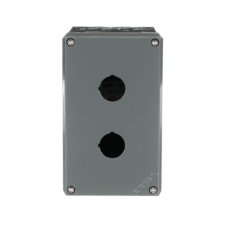 ABB 080SP-2 2-HOLE Enclosure Grey Aluminum