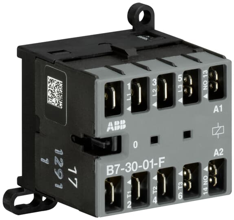 ABB B7-30-01-F-80 Ctr, 3P, 9.6A, 220-240Vac, 1Nc, Qc