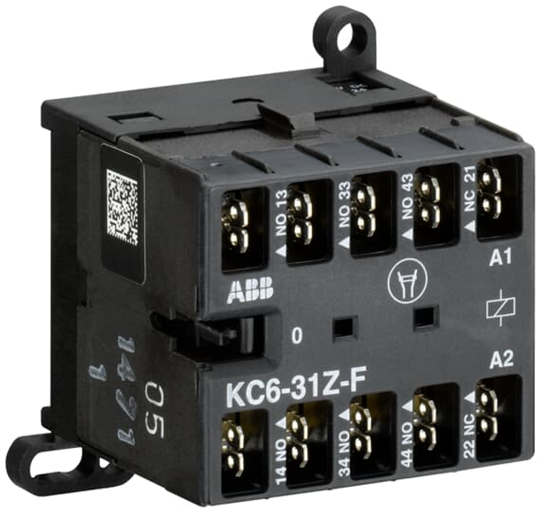 ABB KC6-31Z-F-01 Rly, 3No/1Nc, 24Vdc, Qc