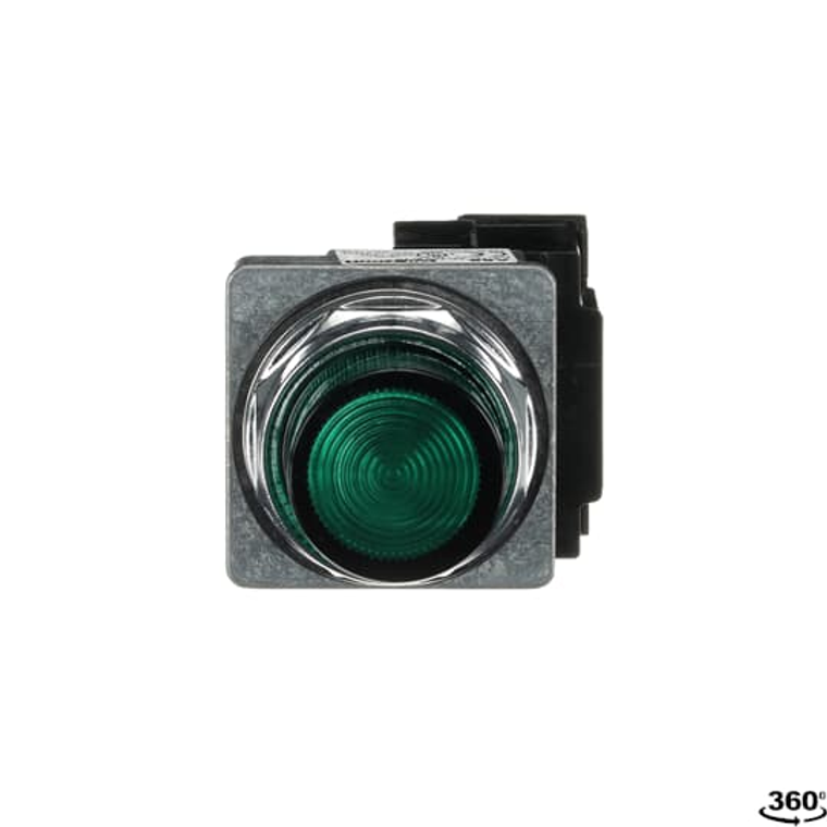 ABB A3L4AA-6L4G A3 Pilot Light 120V Green Led