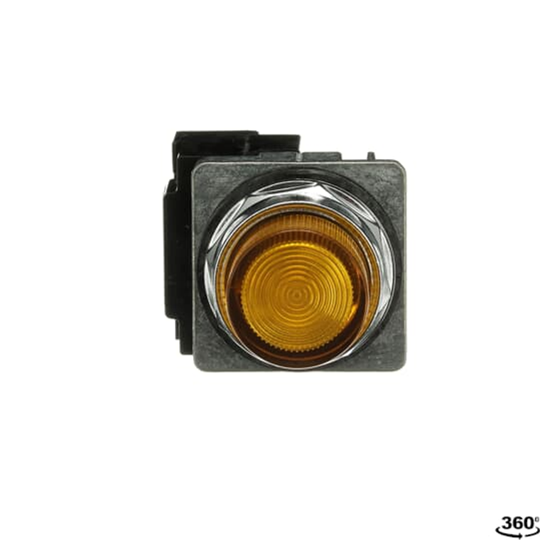 ABB A3L4AA-6L4M A3 Pilot Light 120V Amber Led