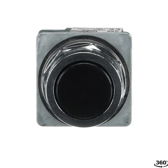 ABB A3PBF1-600B-00 Push Button - 30mm Flush Black Cap, 2-Position Momentary Function for Industrial Applications