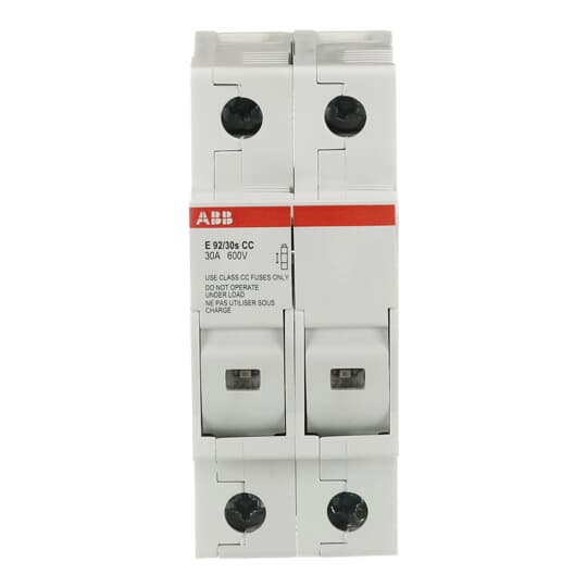 ABB E92/30SCC E90 CC 2P Fuseholder with BFI - Superior Overcurrent and Short Circuit Protection for Industrial and Commercial Applications