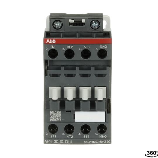 ABB AF16-30-10-13LU Af16 3Pole 100-250Vac/Dc Ltg Contactor