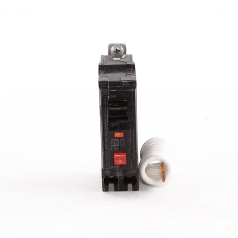 ABB THQB2115GFT 15A 10Ka 2-Pole Circuit Breaker for Residential & Commercial Use - Compact Q Line Series with Quick-Make/Break Mechanism, 120/240V Compatibility