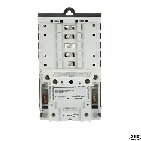 ABB CR463L20ACA Lighting Contactor-Open, 30A Capacity, 2-12 Poles, Electrically Held with Contact Position Indication and Easy Installation