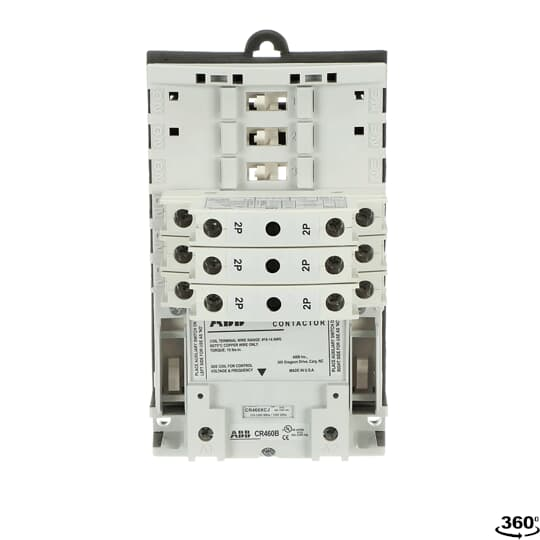 ABB CR463L60AJA Lighting Contactor-Open, 30A Capacity, 2-12 Poles, Electrically Held with Contact Position Indication and Easy Configuration Options