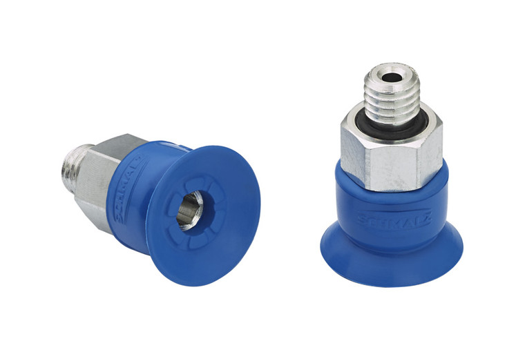 Schmalz SUF-10-HT1-60-M5-AG Flat suction cup (round) for process safe handling of smooth or slightly rough surfaces