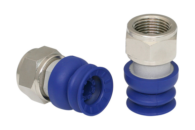 Schmalz SAB-22-NBR-60-G3/8-IG Bellows suction cup (round) for very dynamic handling of smooth and oily workpieces