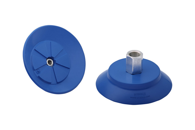 Schmalz SUF-80-HT1-60-G1/4-IG Flat suction cup (round) for process safe handling of smooth or slightly rough surfaces