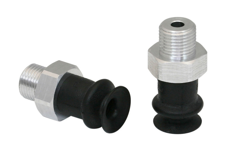 Schmalz FSGA-14-NBR-55-G1/8-AG Bellows suction cup (round) with optimal adaptation to uneven surfaces