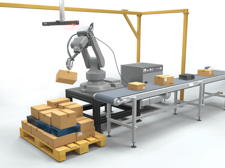 Photoneo VC-SWDL-DELAY LayerPick Module, AI Delayering Software for Whole-Layer Robotic Pallet Unloading