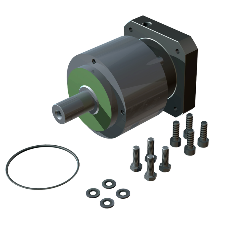Schneider Electric VRKP4YYYYY00014 gearbox rotation axis with fasteners and sealings