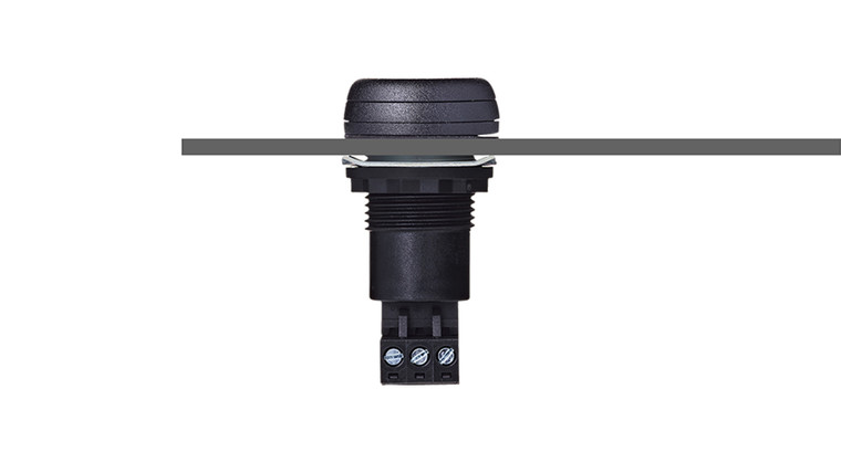 Sprecher + Schuh 812500010 Alarm ESK30 65dB Black 120VAC Panel Mount Signaling Sounder