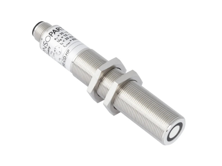 Sensopart Ultrasonic Sensor, Barrel Type, Metal Housing M18, Analogue Output 4-20 mA (Model: 690-10103) Sensopart Ultrasonic Sensor, Barrel Type, Metal Housing M18, Analogue Output 4-20 mA (Model: 690-10103)
