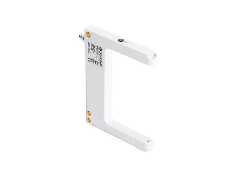Sensopart FGL 50-IK-50-NSM3 Infrared Fork Sensor, 50mm Width, NPN Output, M8 3-Pin Metal Plug