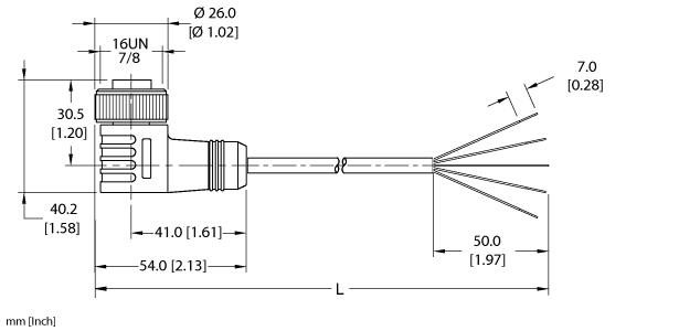 Turck WKM 44-5M/S3180/S4000