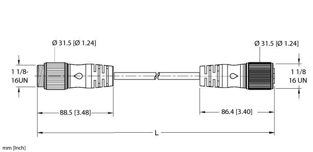 Turck RSM RKM 126-4.2M