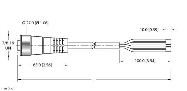 Turck RKM 44P-35M/S4000