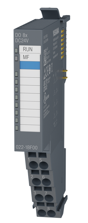 Yaskawa 022-1BF00 Digital Output Module, 8 Outputs, 0.5A Capacity