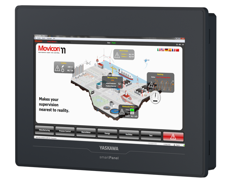 Yaskawa HA1-71A41-0 HMI 10 in Resistive Touch SmartPanel
