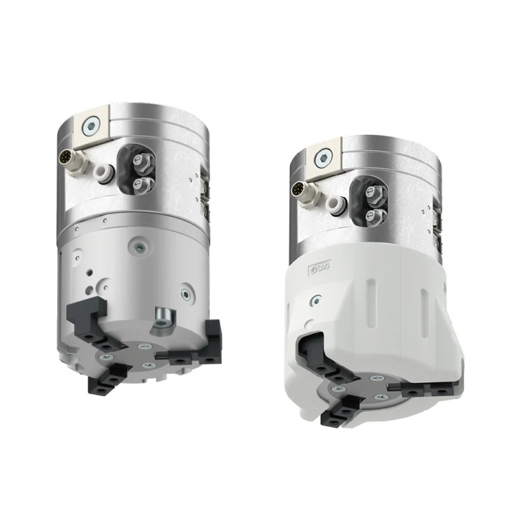 SMC RMHS3 Air Gripper Unit for Collaborative Robots - 3-Finger Type