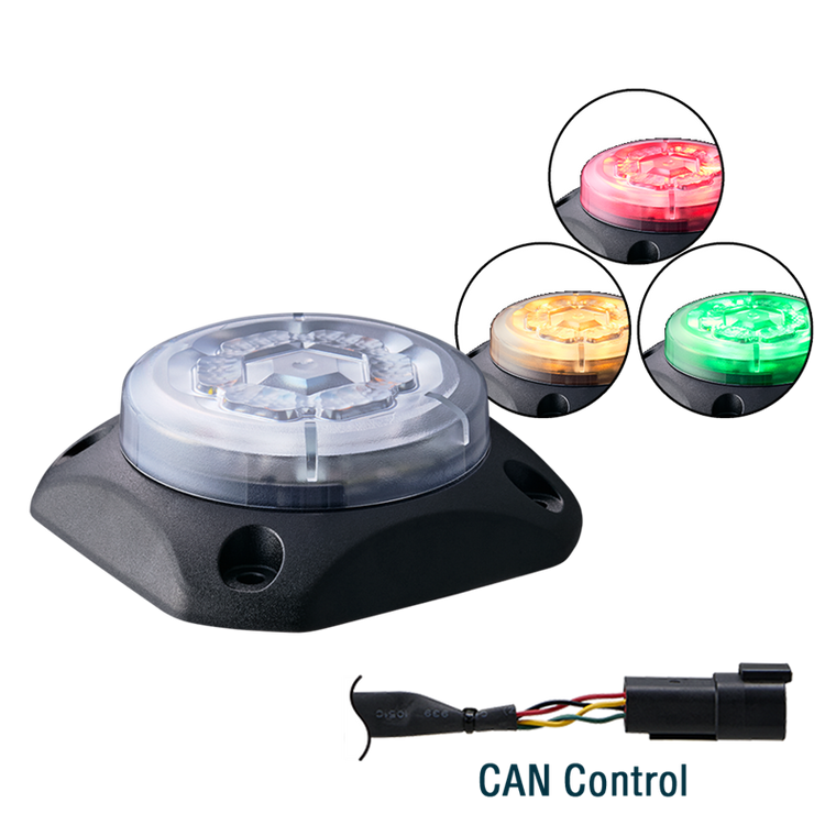 Patlite GL7T-M1NC1-T Low-Profile CAN Beacon | ADI
