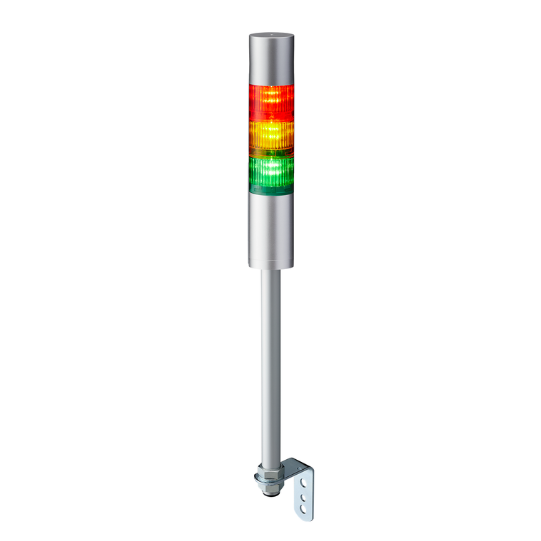 Patlite LR5-302LEBU-RYG 3-Tier Modbus/TCP LR5 Tower | ADI