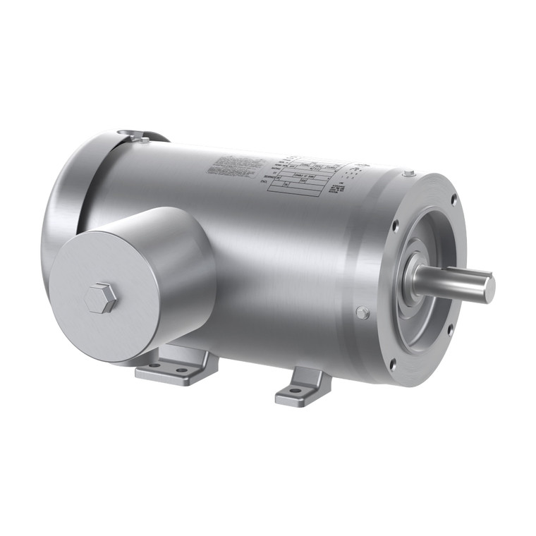 ABB Baldor-Reliance CFSWDM3559T-4E  3 HP 3470 RPM 143TC TEFC Stainless Washdown Motor