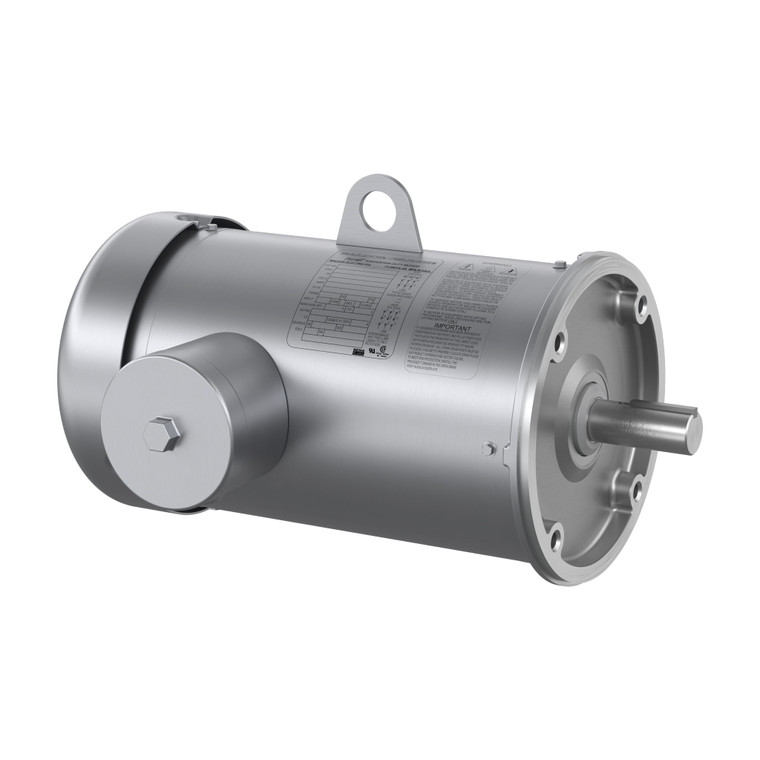 ABB Baldor-Reliance VFSWDM3615T-4E  5 HP 1750 RPM 182TC TEFC Stainless Washdown Motor